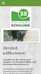 Mobile Screenshot of galabau-schilling.de